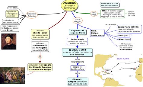 cristoforo colombo mappa